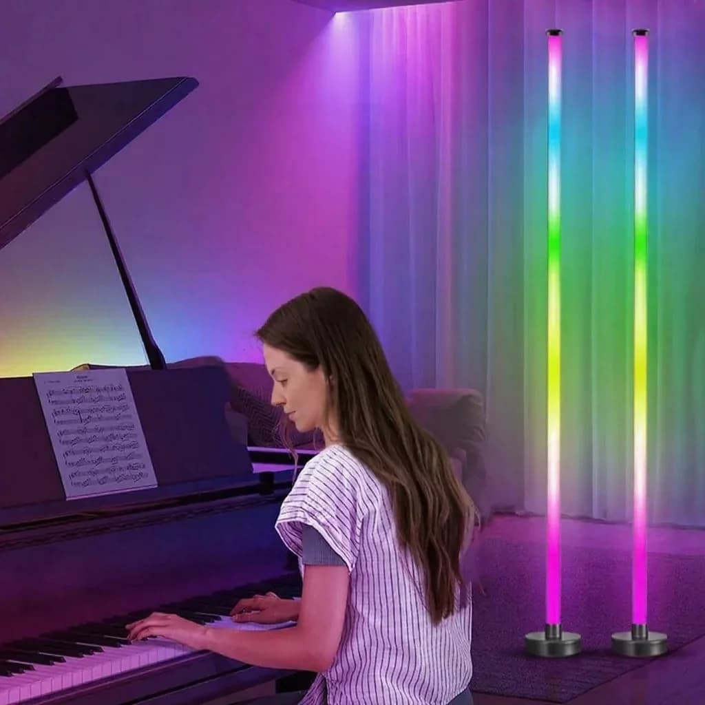 RGB põrandalamp muusika sünkroonimisega, 360° helendus, äpi juhtimine mängimiseks