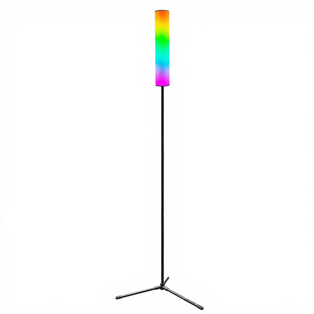 RGB LED statiivpõrandalamp kaugjuhtimispuldiga magamis- ja elutoale