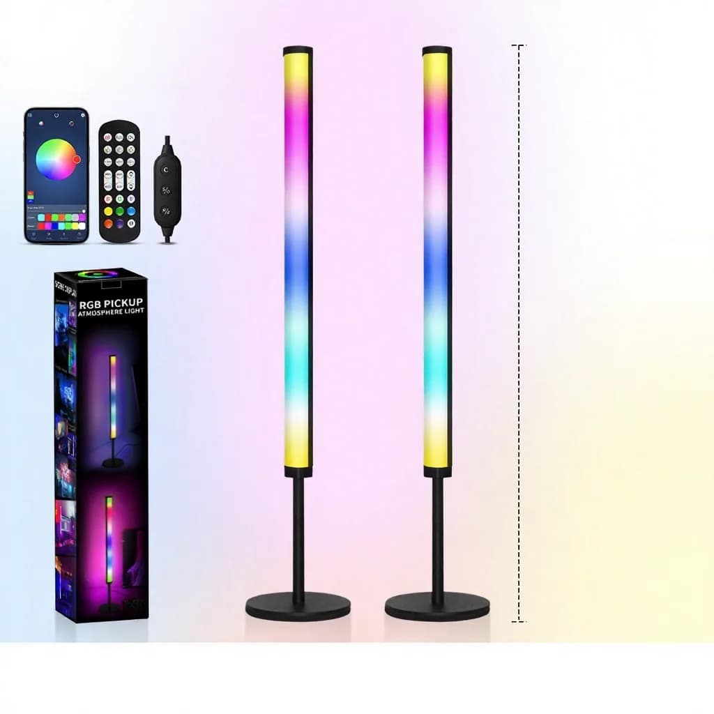 RGB LED lauavalgusti muusika sünkroonimise ja rakenduse juhtimisega