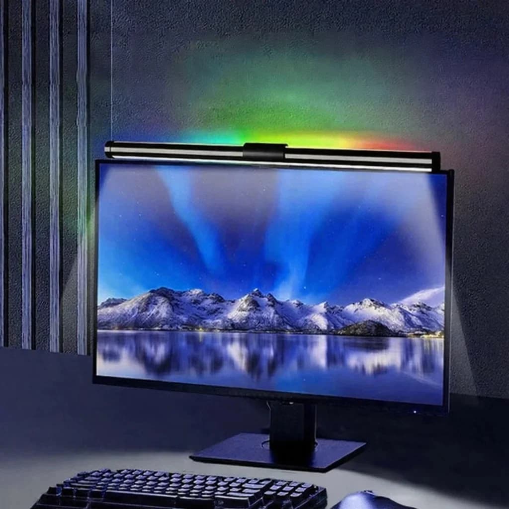 LED-monitori valgusriba USB-toitega ekraanilamp lauale