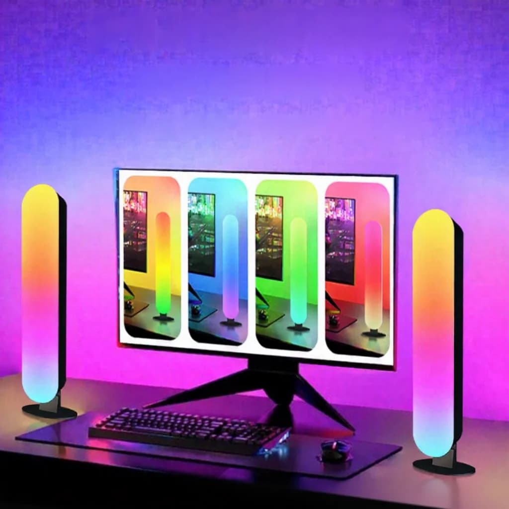 RGB LED meeleolulamp Bluetoothi muusikasünkrooniga ja rakenduse juhtimisega