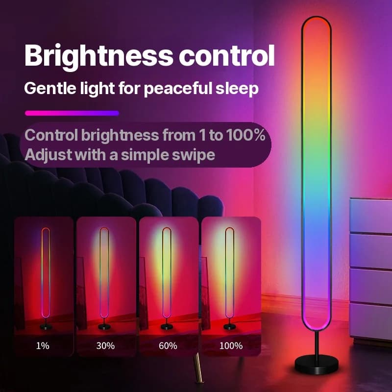 RGB LED heli aktiveeritav meeleolulamp rakenduse juhtimisega