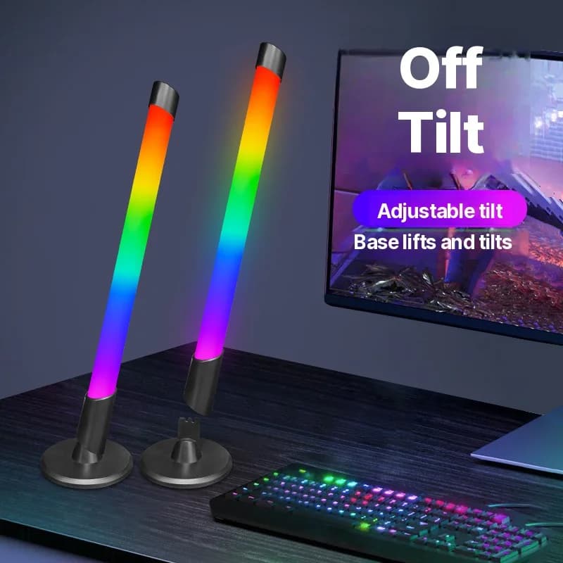 USB muusika sünkroonimisega RGB meeleoluvalgusti lauale