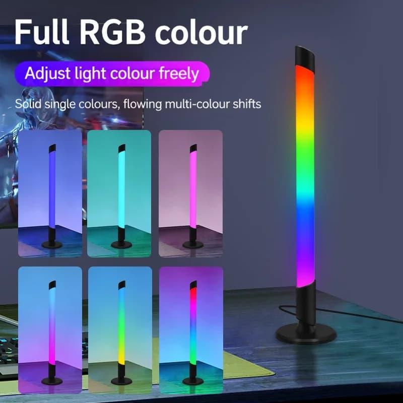USB muusika sünkroonimisega RGB meeleoluvalgusti lauale