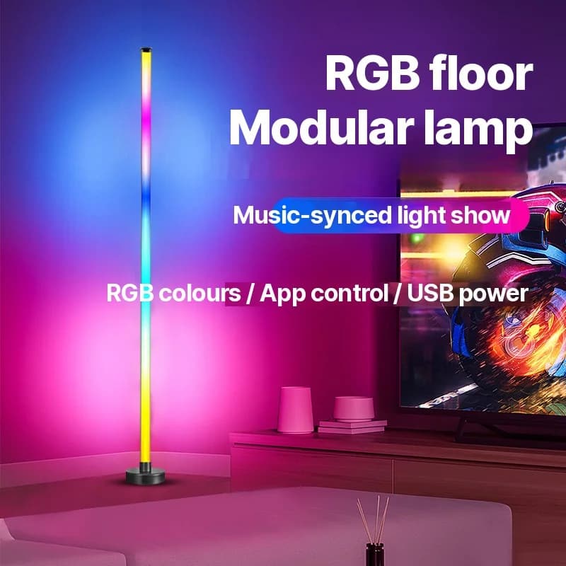 RGB LED-nurgalatt muusika sünkroonimisega, äpi ja puldi juhtimisega