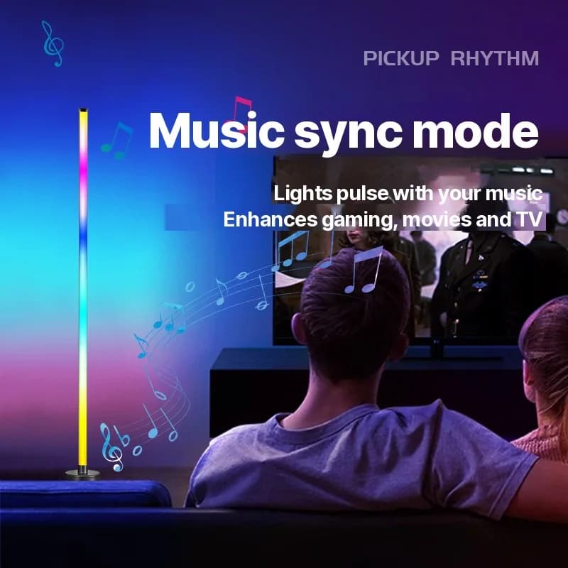 RGB LED-nurgalatt muusika sünkroonimisega, äpi ja puldi juhtimisega