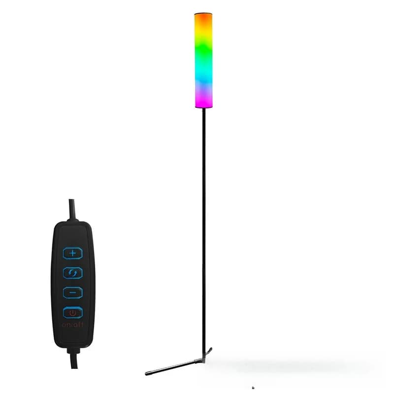 RGB LED statiivpõrandalamp kaugjuhtimispuldiga magamis- ja elutoale