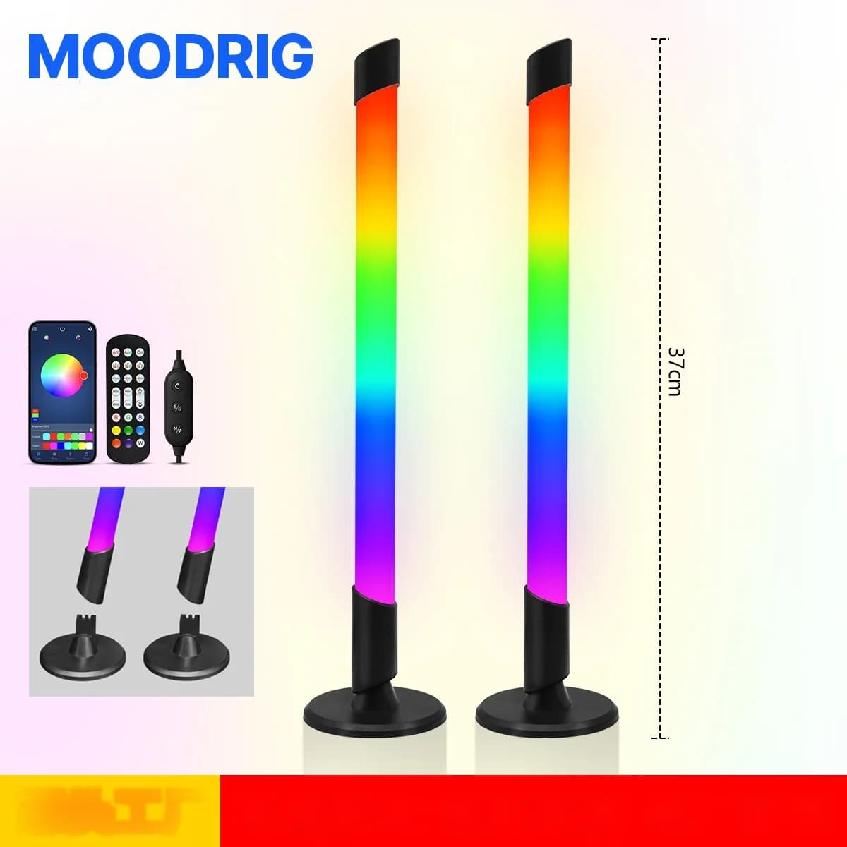 USB muusika sünkroonimisega RGB meeleoluvalgusti lauale