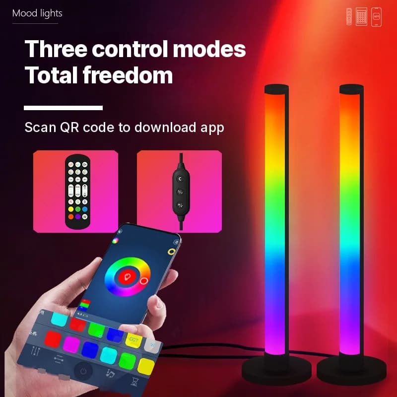 RGB LED helireageeriv laualamp rakenduse juhtimisega